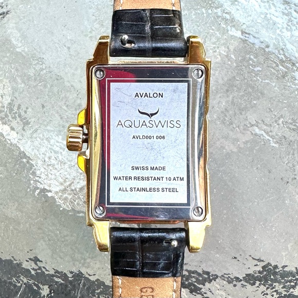 Women's AQUASWISS Avalon AVLD001 Swiss Watch Diamond Accent New Battery Running - Picture 14 of 14